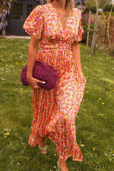 Vestido estampado minifloral