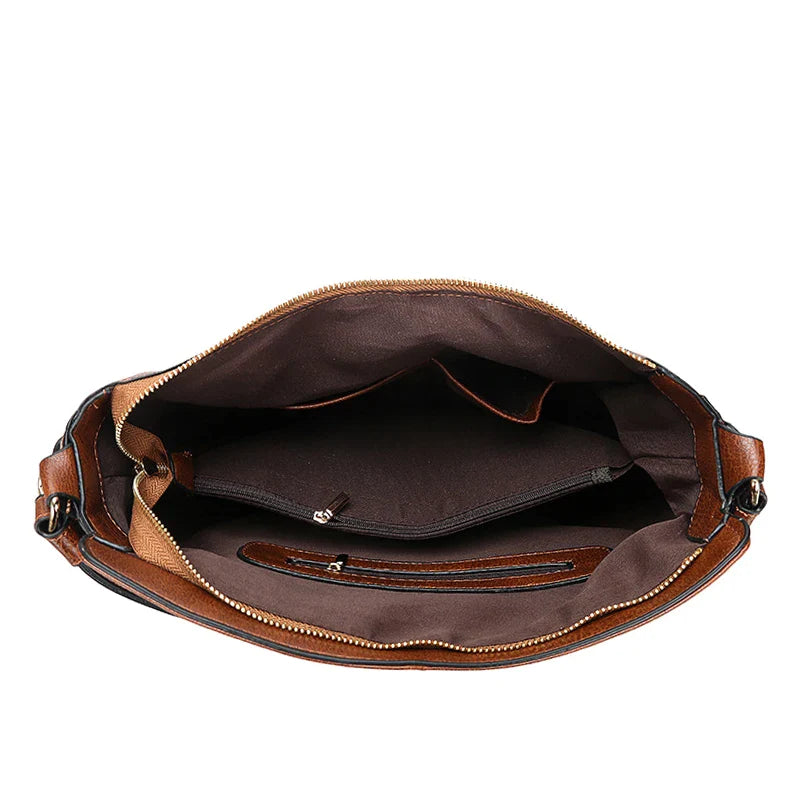 Bolso grande con cremallera lateral