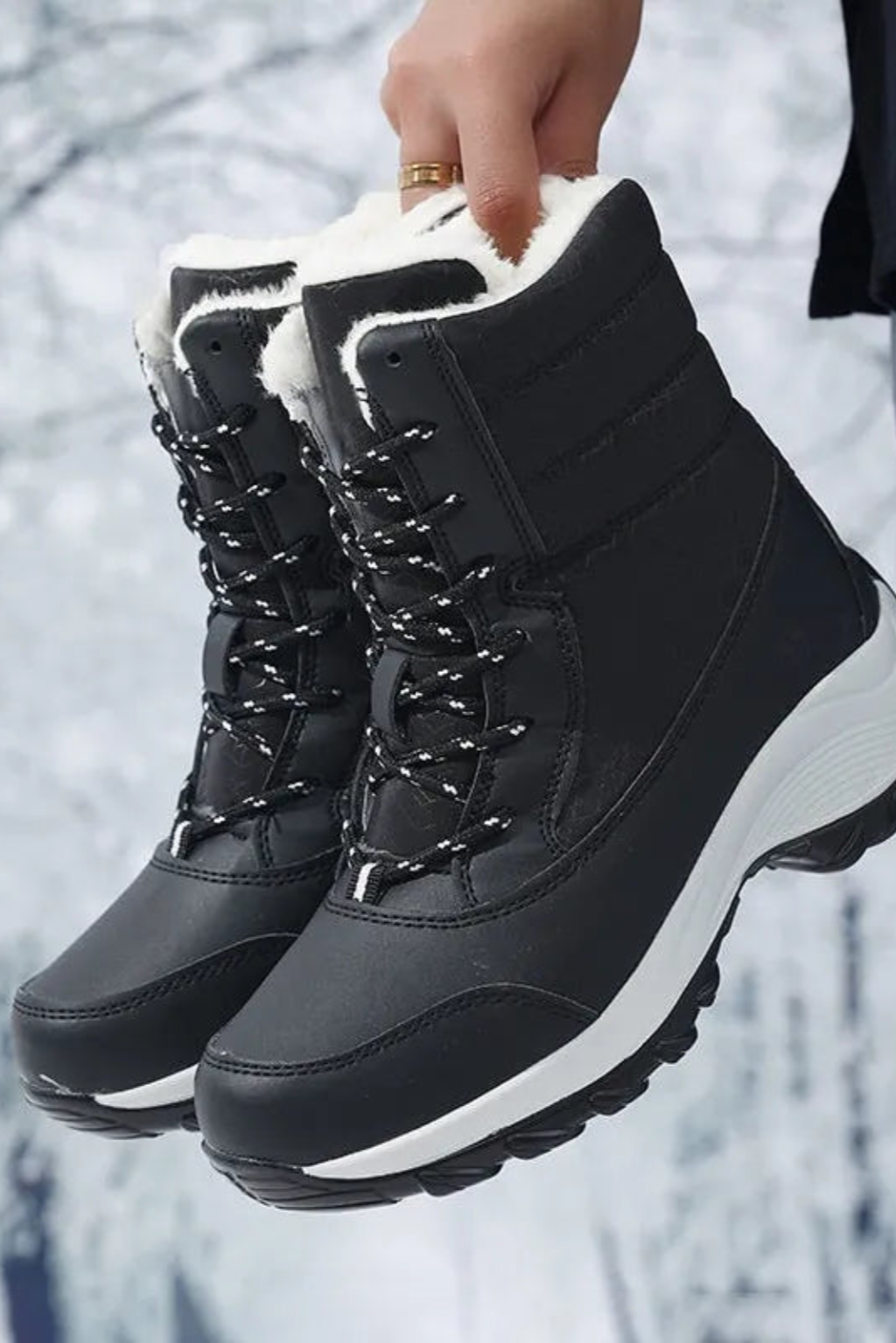 Botas de invierno para el frío y la nieve