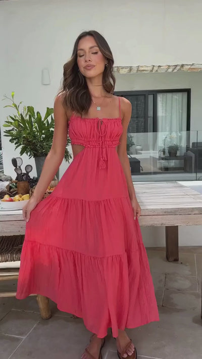 Casandra - Vestido midi de tirantes